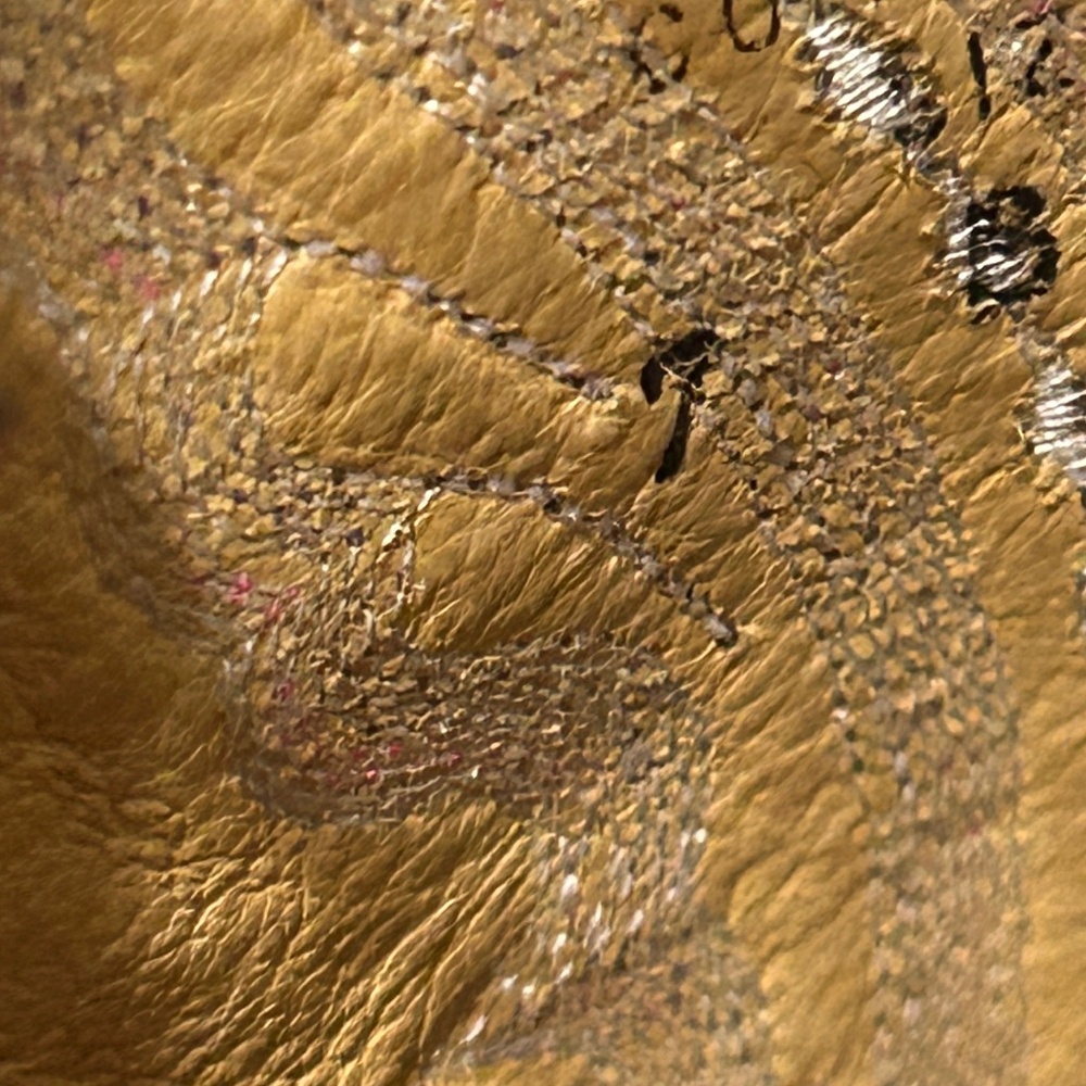 Women's Justin Pink/Tan Leather Square Toed Western Boots - 7 - Picture 8 of 12